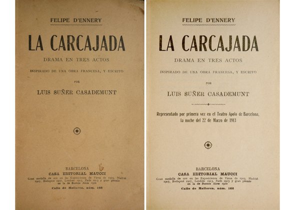 La Carcajada. Drama en tres actos, inspirado de una obra …