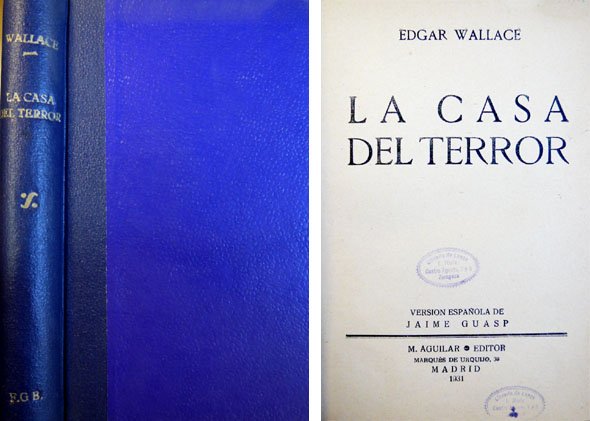 La casa del terror. Versión española de Jaime Guasp.