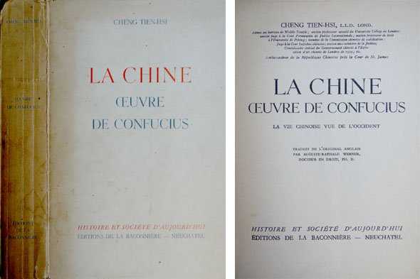 La Chine oeuvre de Confucius. La vie chinoise vue de …