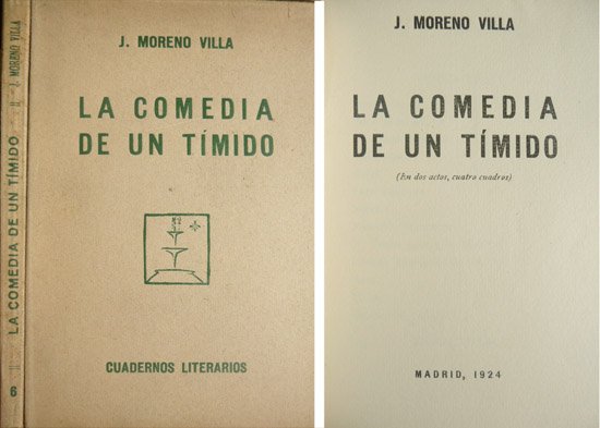 La comedia de un tímido. En dos actos y cuatro … | Immagine principale