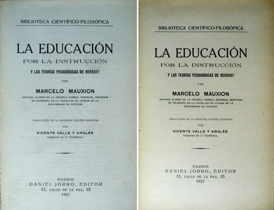 La Educación por la instrucción y las teorías pedagógicas de …