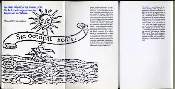 La Emblemática en Andalucia. Símbolos e imágenes en las "Empresas … | Immagine principale