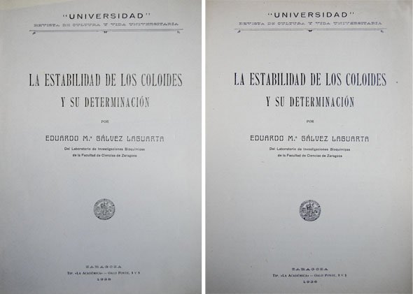 La estabilidad de los coloides y su determinación.