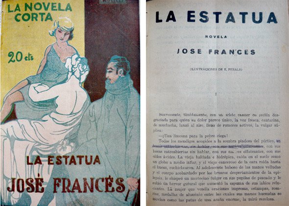 La estatua. Novela.