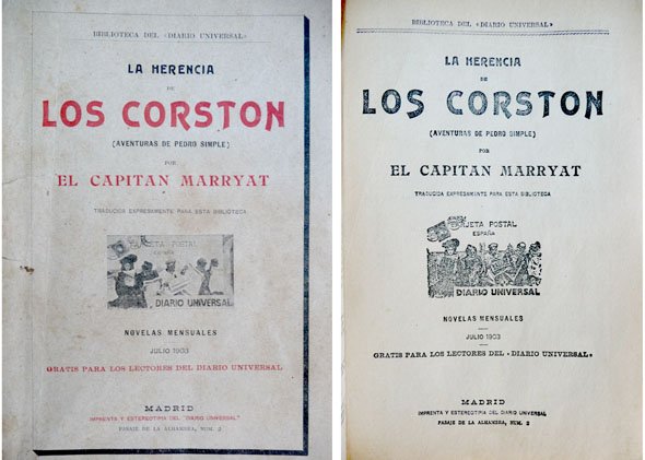 La herencia de los Corston. Aventuras de Pedro Simple.