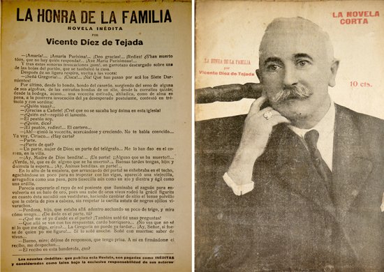 La honra de la familia. Novela.