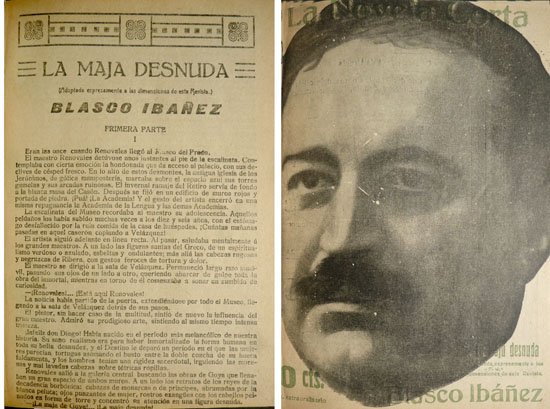 La Maja desnuda. Novela.