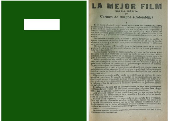 La mejor film. Novela.
