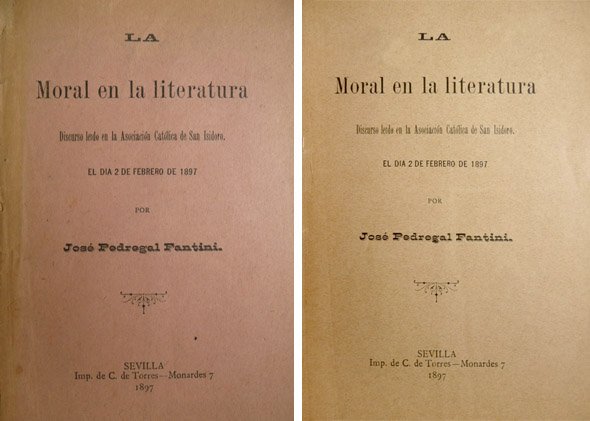 La Moral en la Literatura. Discurso leído en la Asociación …