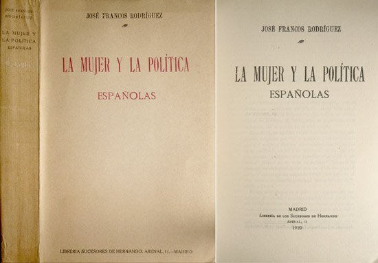 La Mujer y la Política Españolas. | Immagine principale