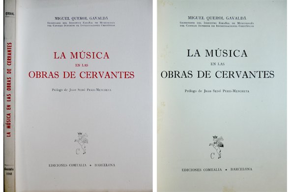 La Música en las obras de Cervantes. Prólogo de Juan …