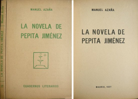 La novela de Pepita Jiménez.
