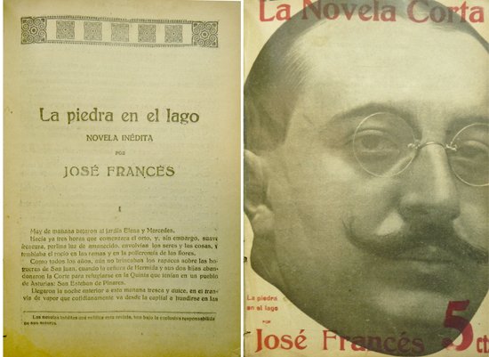 La piedra en el lago. Novela.
