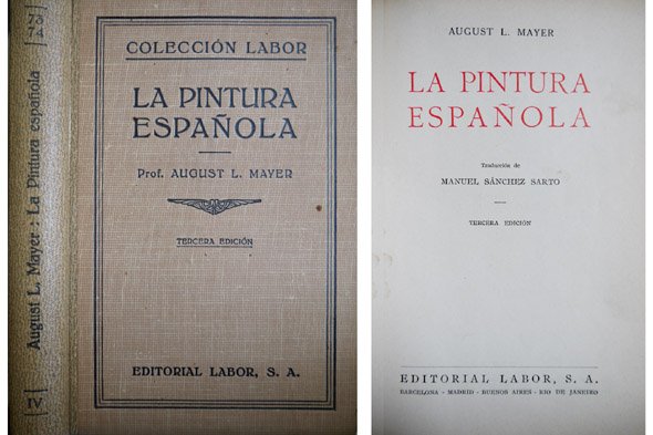 La Pintura Española. Traducción de Manuel Sánchez Sarto.
