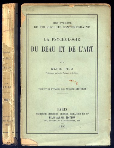 La Psychologie du Beau et de l'Art. Traduit de l'italien …