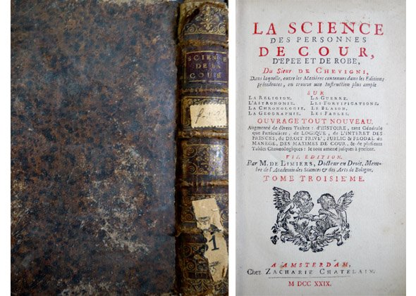 La Science des Personnes de Cour, d'Epée et de Robe. …