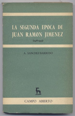 La segunda época de Juan Ramón Jiménez (1916-1953). | Immagine principale
