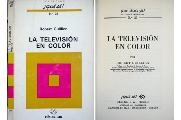 La Televisión en Color. Traducción de Domènec Bergadà.