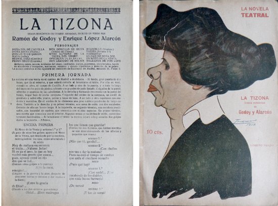 La Tizona. Drama romántico en cuatro jornadas, en verso.