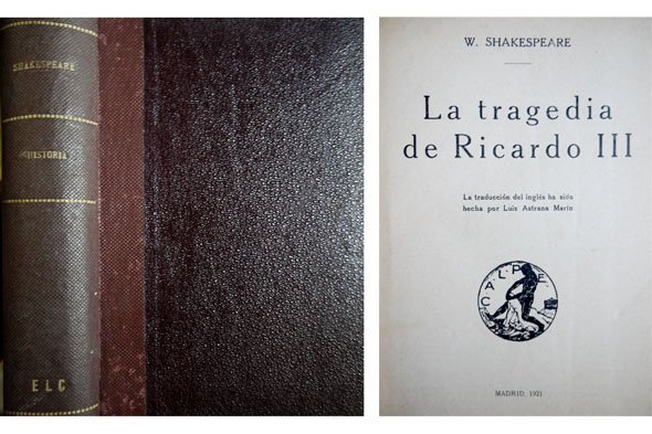 La tragedia de Ricardo III. [Junto con:] La vida y …