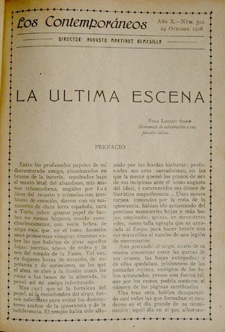 La última escena.