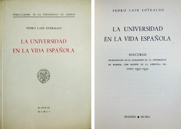 La Universidad en la vida española. Discurso de apertura del …