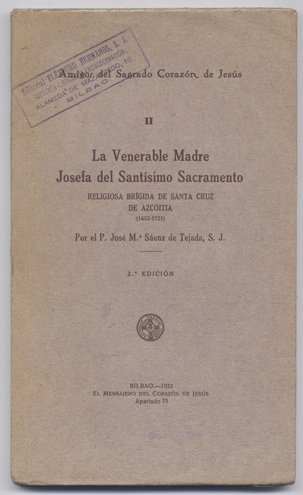 La Venerable Madre Josefa del Santísimo Sacramento (Josefa de Larramendi, … | Immagine principale