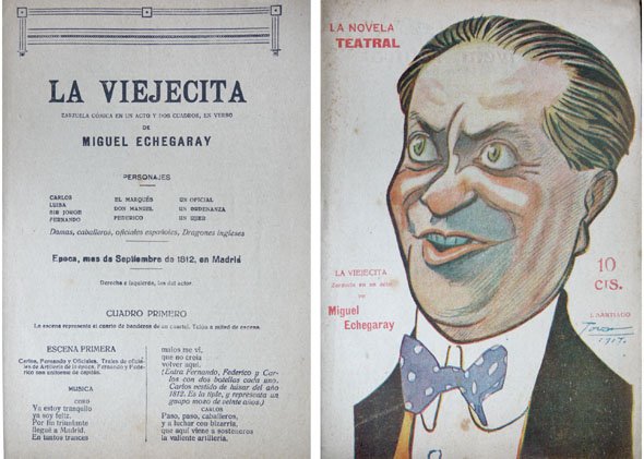 La viejecita. Zarzuela cómica en un acto y dos cuadros, …