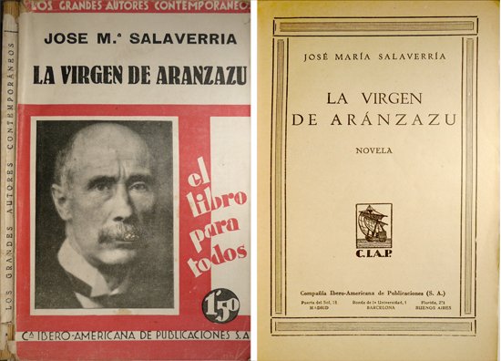La Vírgen de Aránzazu. Novela.