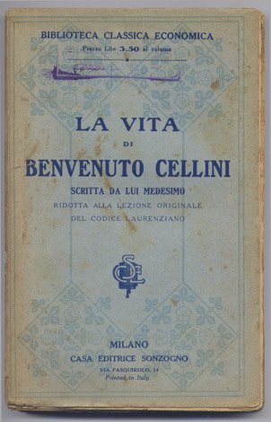 La Vita, scritta da lui medesimo. Ridotta alla lezione originale … | Immagine principale