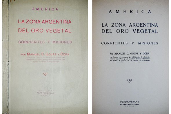 La zona argentina del oro vegetal: Corrientes y Misiones.