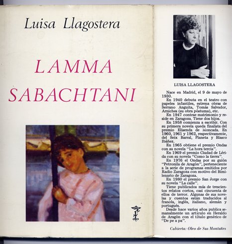 Lamma Sabachtani. Novela.