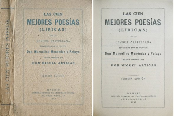 Las cien mejores poesías líricas de la lengua castellana. Edición …