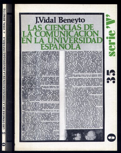 Las Ciencias de la Comunicación en la Universidad Española.