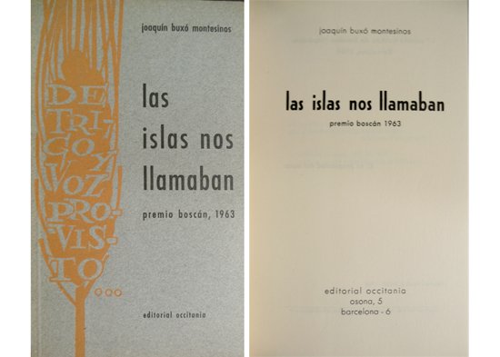 Las islas nos llamaban. Poemas.