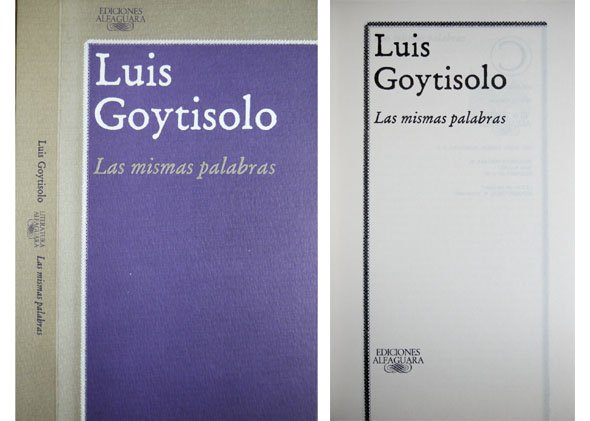 Las mismas palabras. [1962].