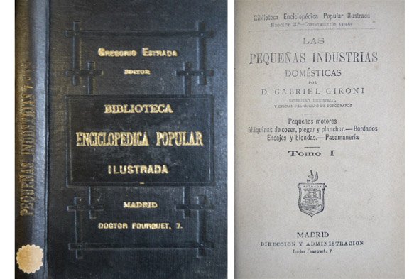 Las Pequeñas Industrias Domésticas. Tomo I: Pequeños motores; Máquinas de …