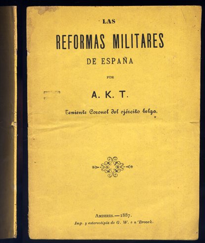 Las Reformas Militares de España. Por A.K.T., Teniente Coronel del …