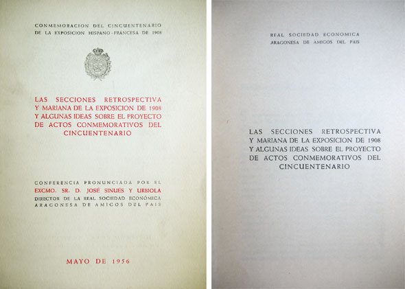 Las Secciones Retrospectiva y Mariana de la Exposición de 1908 …