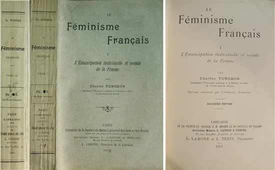 Le Féminisme Français. [I: L' Emancipation individuelle et sociale de … | Immagine principale