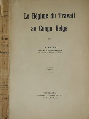 Le Régime du Travail au Congo Belge. | Immagine principale