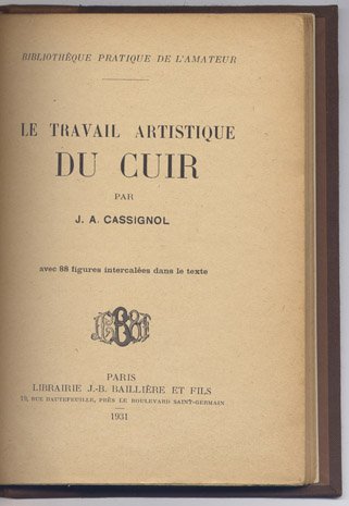 Le travail artistique du Cuir.