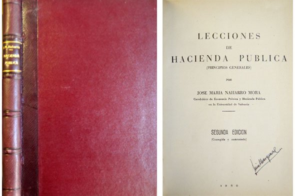 Lecciones de Hacienda Pública. Principios Generales.