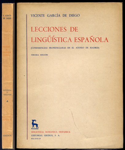 Lecciones de Lingüística Española. Conferencias pronunciadas en el Ateneo de …