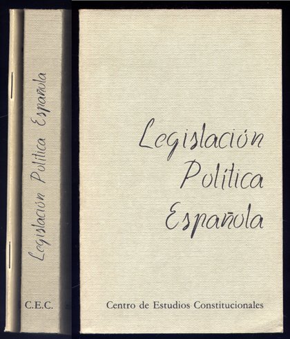 Legislación Política Española, más apéndices de puesta al dia a … | Immagine principale