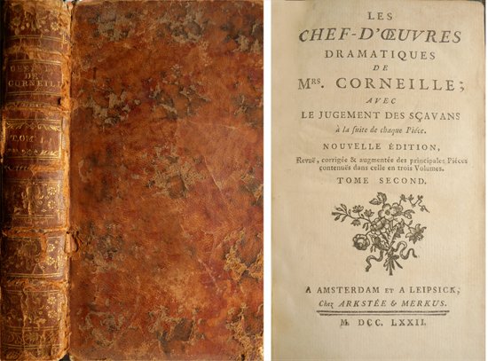 Les Chef d'Oeuvres Dramatiques de Corneille, avec le jugement des …