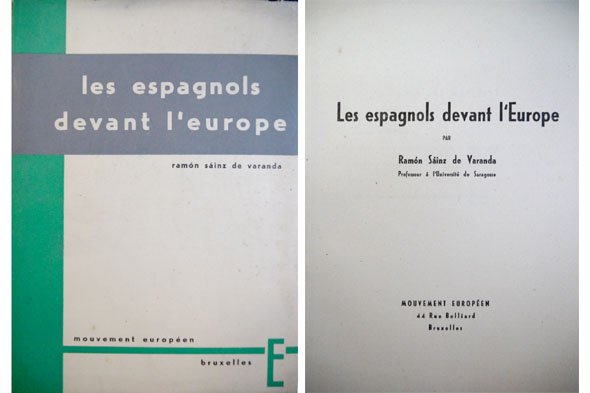 Les espagnols devant l'Europe.