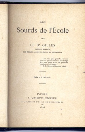 Les Sourds de l'École.