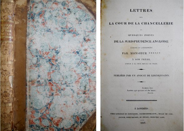 Lettres sur la Cour de la Chancellerie et quelques points … | Immagine principale