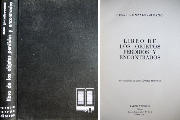 Libro de los objetos perdidos y encontrados.